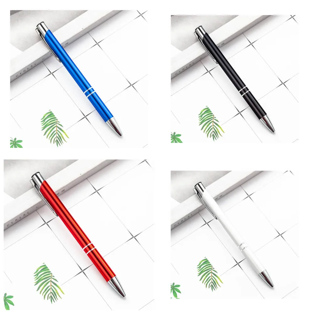 Customize Pens 5 Customize Metal Pen with logo Printing or engraving on it. Multicolor pens