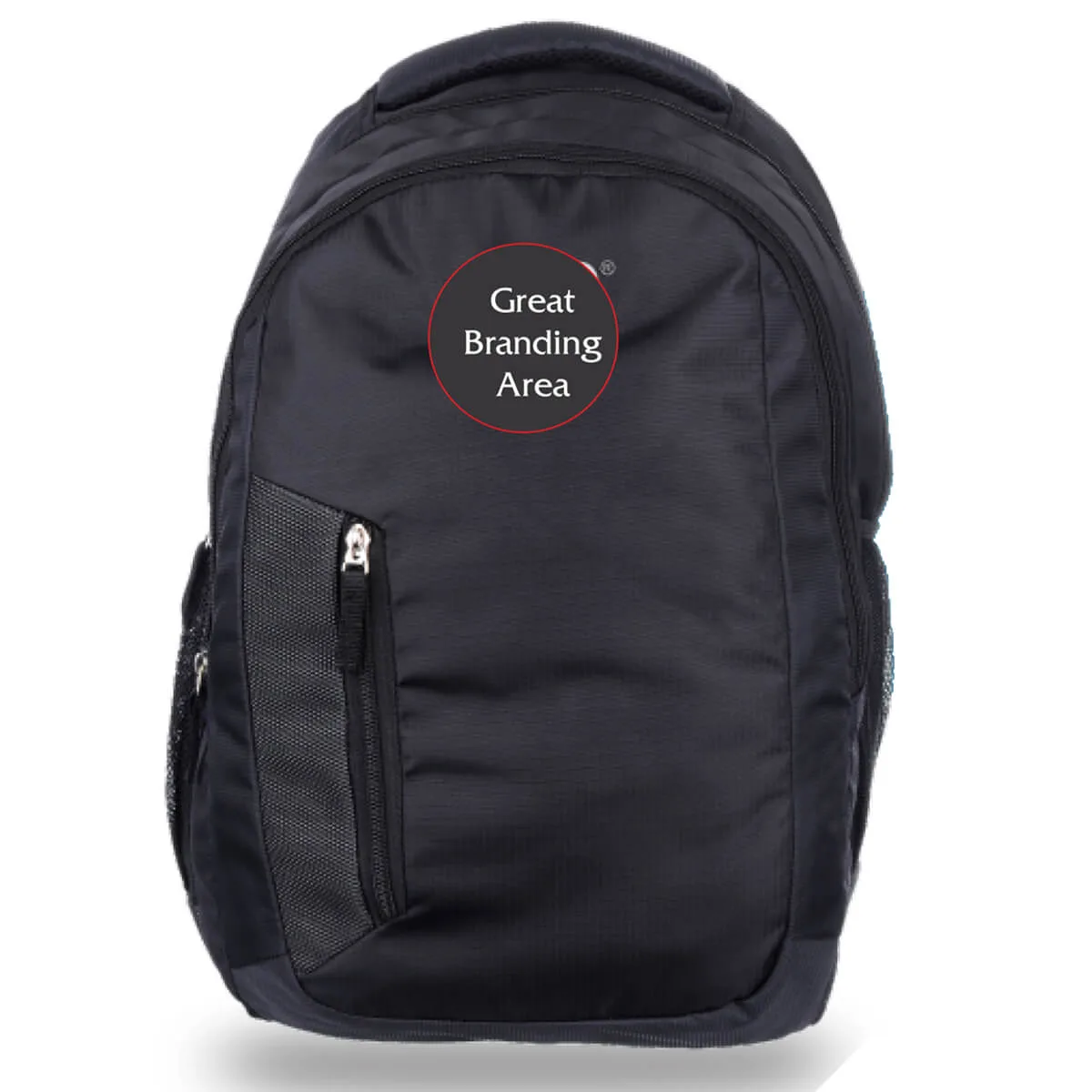Customize Laptop Bags 5 Customize Laptop Bag in Black color with logo embroidered on it