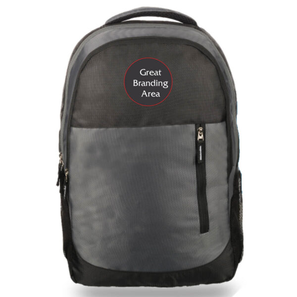 Customize Laptop Bag in Black color with logo embroidered on it