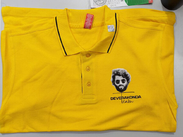 Customize Polo T-shirt with photo printing on it