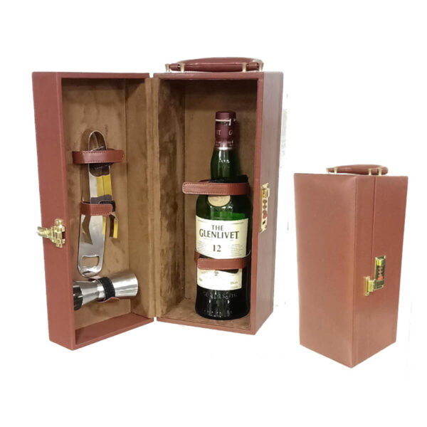 Customize Barware Box with bottle opener in a wooden box